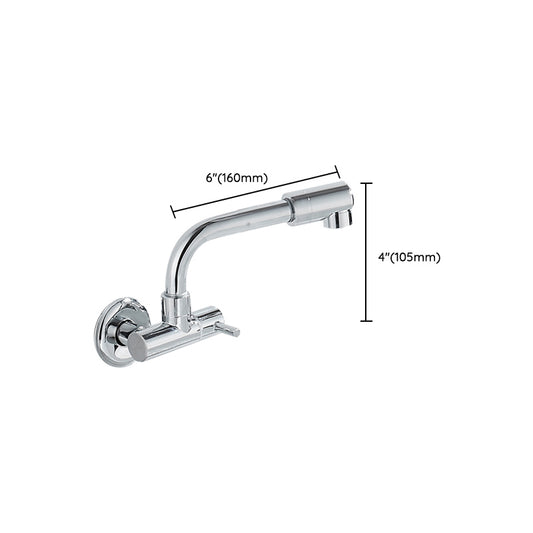 Wall Mounted Metal Tub Filler Low Arc Waterfall Bathtub Faucet Clearhalo 'Bathroom Remodel & Bathroom Fixtures' 'Bathtub Faucets' 'bathtub_faucets' 'Home Improvement' 'home_improvement' 'home_improvement_bathtub_faucets' 7196695
