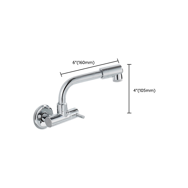 Wall Mounted Metal Tub Filler Low Arc Waterfall Bathtub Faucet Clearhalo 'Bathroom Remodel & Bathroom Fixtures' 'Bathtub Faucets' 'bathtub_faucets' 'Home Improvement' 'home_improvement' 'home_improvement_bathtub_faucets' 7196696