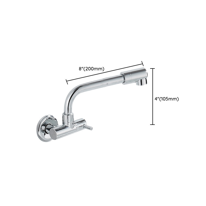 Wall Mounted Metal Tub Filler Low Arc Waterfall Bathtub Faucet Clearhalo 'Bathroom Remodel & Bathroom Fixtures' 'Bathtub Faucets' 'bathtub_faucets' 'Home Improvement' 'home_improvement' 'home_improvement_bathtub_faucets' 7196697