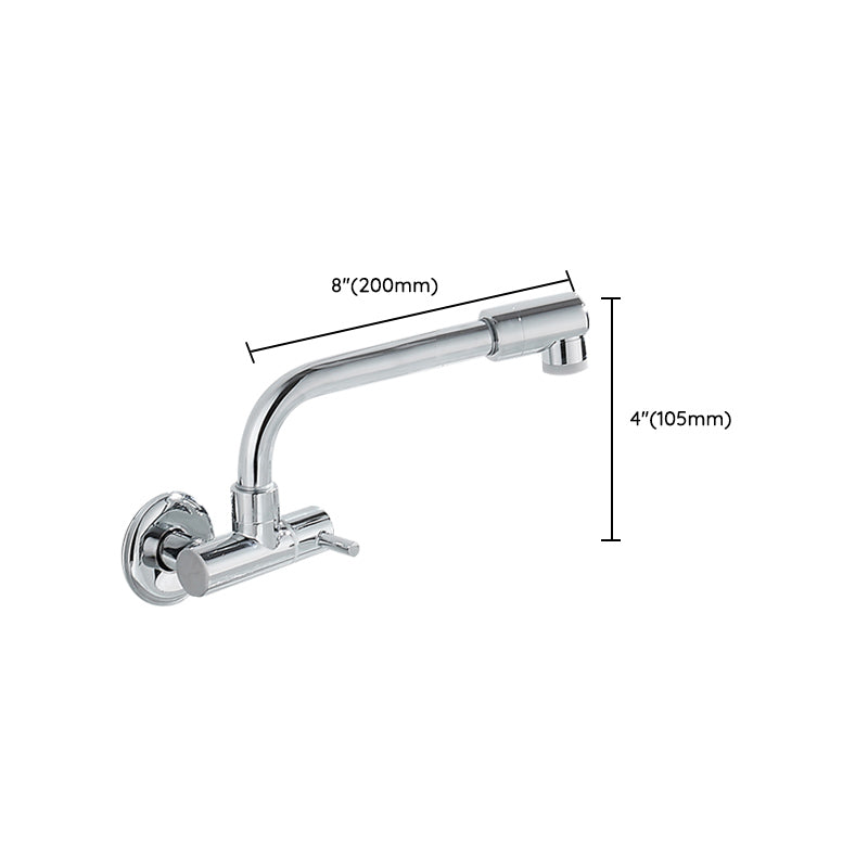 Wall Mounted Metal Tub Filler Low Arc Waterfall Bathtub Faucet Clearhalo 'Bathroom Remodel & Bathroom Fixtures' 'Bathtub Faucets' 'bathtub_faucets' 'Home Improvement' 'home_improvement' 'home_improvement_bathtub_faucets' 7196698