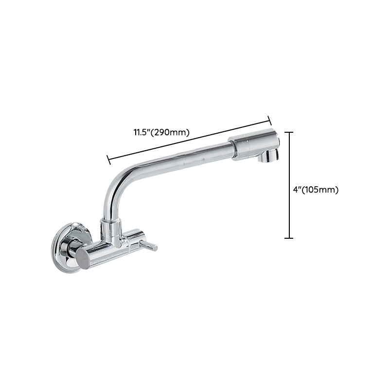 Wall Mounted Metal Tub Filler Low Arc Waterfall Bathtub Faucet Clearhalo 'Bathroom Remodel & Bathroom Fixtures' 'Bathtub Faucets' 'bathtub_faucets' 'Home Improvement' 'home_improvement' 'home_improvement_bathtub_faucets' 7196699
