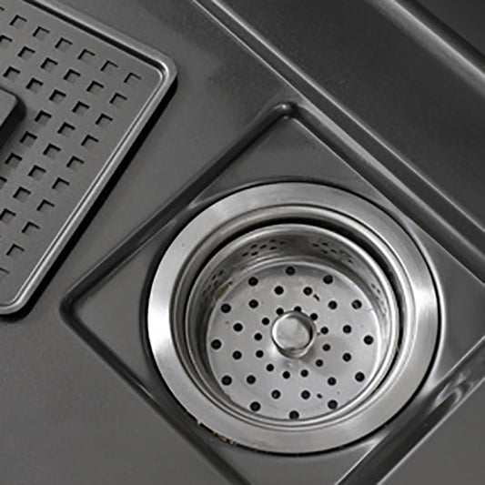 Contemporary Stainless Steel Undermount Kitchen Sink Single Bowl Kitchen Bar Sink Clearhalo 'Home Improvement' 'home_improvement' 'home_improvement_kitchen_sinks' 'Kitchen Remodel & Kitchen Fixtures' 'Kitchen Sinks & Faucet Components' 'Kitchen Sinks' 'kitchen_sinks' 7196873