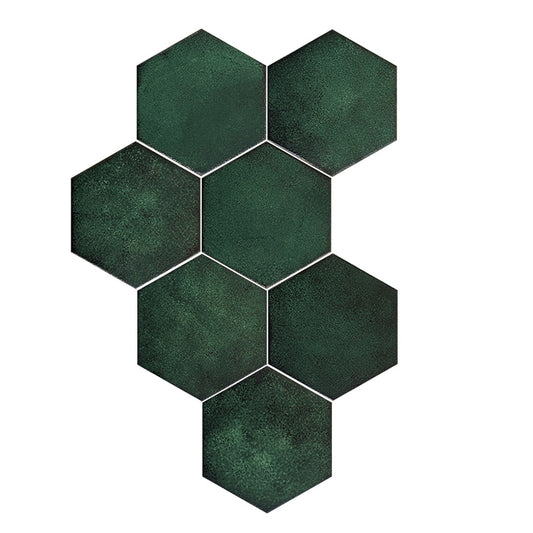Porcelain Singular Tile Hexagon Shape Floor and Wall Tile with No Pattern Clearhalo 'Floor Tiles & Wall Tiles' 'floor_tiles_wall_tiles' 'Flooring 'Home Improvement' 'home_improvement' 'home_improvement_floor_tiles_wall_tiles' Walls and Ceiling' 7196988