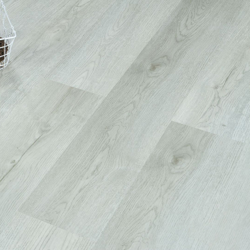 Living Room Laminate Floor Wooden Waterproof Easy-care Laminate Floor Silver Clearhalo 'Flooring 'Home Improvement' 'home_improvement' 'home_improvement_laminate_flooring' 'Laminate Flooring' 'laminate_flooring' Walls and Ceiling' 7197180