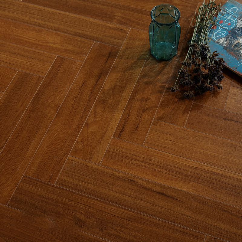 Indoor Laminate Floor Waterproof Wooden Scratch Resistant Laminate Floor Dark Brown 161.4 sq ft. - 150 Pieces Clearhalo 'Flooring 'Home Improvement' 'home_improvement' 'home_improvement_laminate_flooring' 'Laminate Flooring' 'laminate_flooring' Walls and Ceiling' 7197214