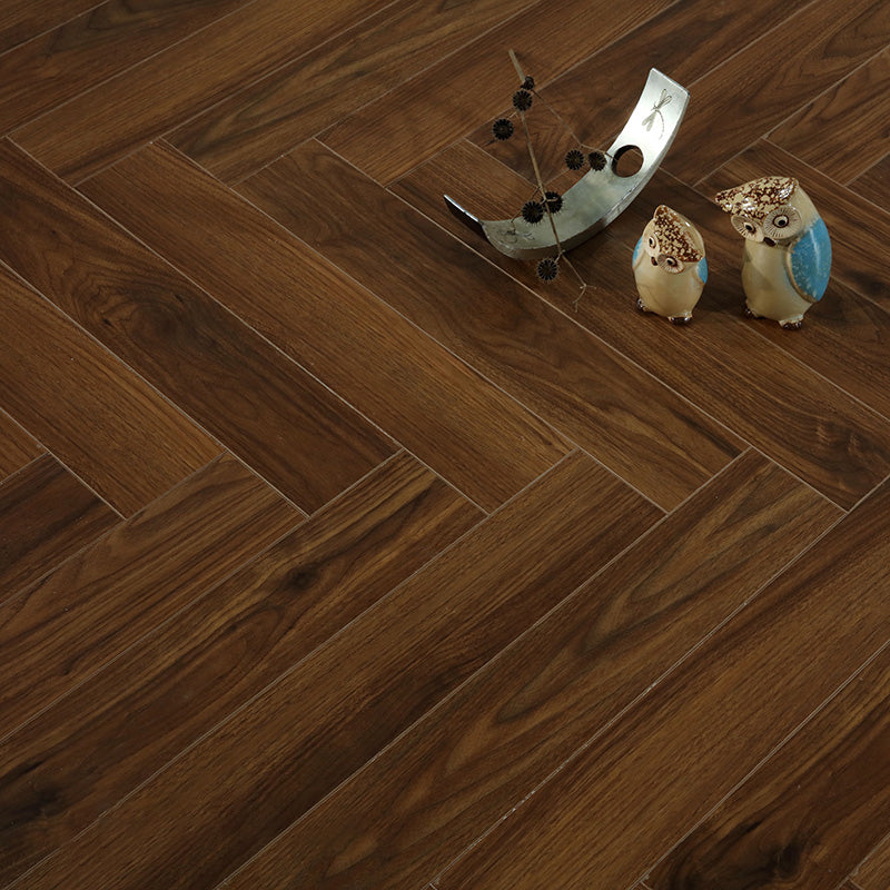 Indoor Laminate Floor Waterproof Wooden Scratch Resistant Laminate Floor Dark Coffee 161.4 sq ft. - 150 Pieces Clearhalo 'Flooring 'Home Improvement' 'home_improvement' 'home_improvement_laminate_flooring' 'Laminate Flooring' 'laminate_flooring' Walls and Ceiling' 7197215