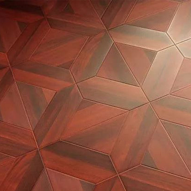 Wooden Laminate Floor Waterproof Indoor Scratch Resistant Textured Laminate Flooring Red Clearhalo 'Flooring 'Home Improvement' 'home_improvement' 'home_improvement_laminate_flooring' 'Laminate Flooring' 'laminate_flooring' Walls and Ceiling' 7197316