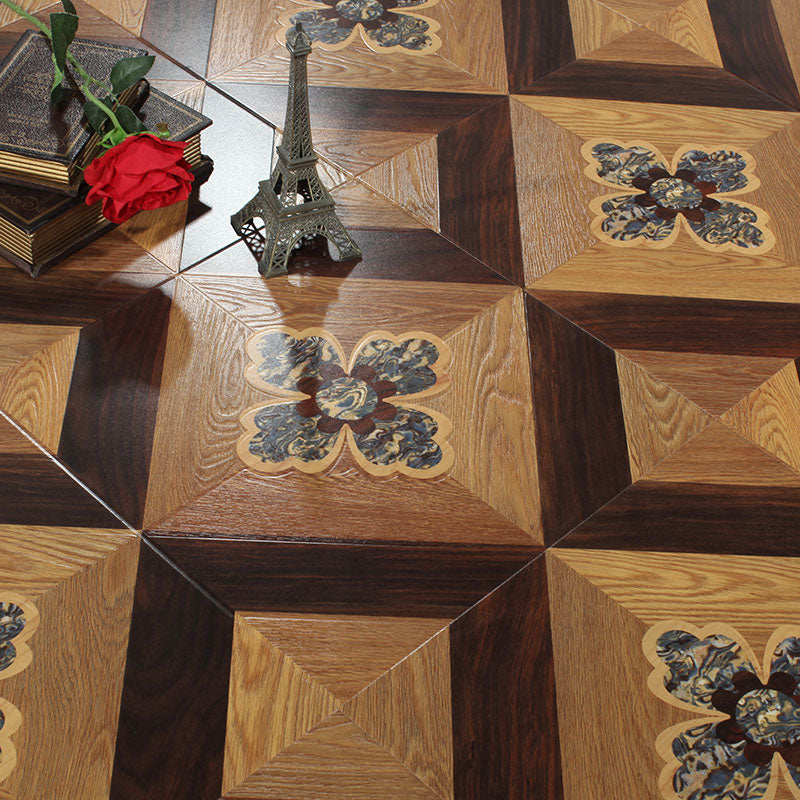 Wooden Laminate Floor Waterproof Indoor Scratch Resistant Textured Laminate Flooring Dark Khaki Clearhalo 'Flooring 'Home Improvement' 'home_improvement' 'home_improvement_laminate_flooring' 'Laminate Flooring' 'laminate_flooring' Walls and Ceiling' 7197332