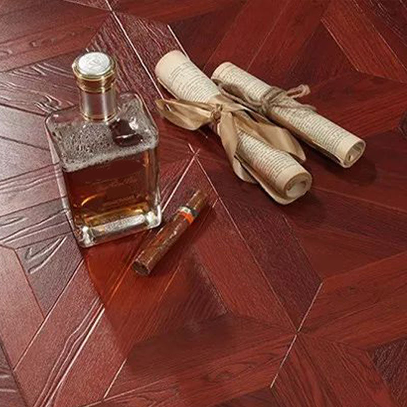 Wooden Laminate Floor Waterproof Indoor Scratch Resistant Textured Laminate Flooring Rosewood Clearhalo 'Flooring 'Home Improvement' 'home_improvement' 'home_improvement_laminate_flooring' 'Laminate Flooring' 'laminate_flooring' Walls and Ceiling' 7197337