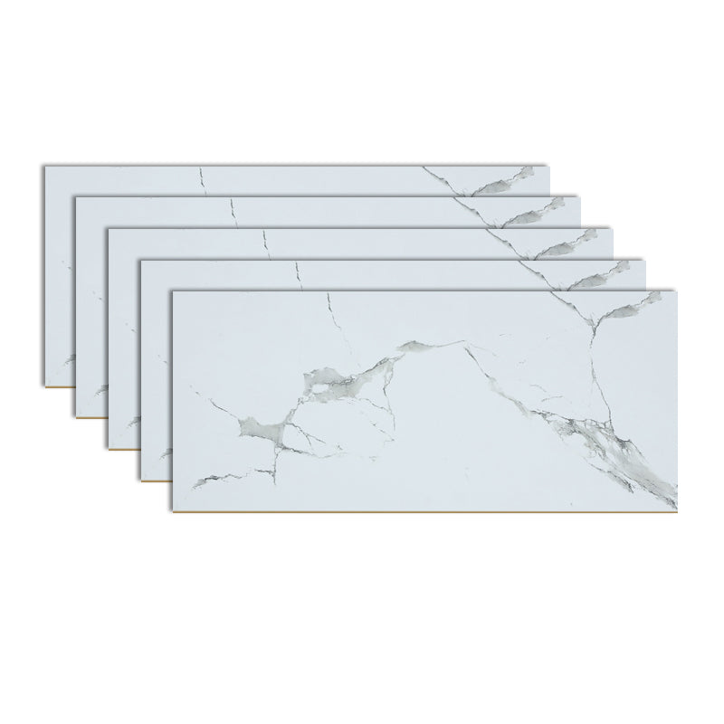 Marble Pattern Laminate Flooring Click Lock Wooden Scratch Resistant Laminate Flooring Gray White Clearhalo 'Flooring 'Home Improvement' 'home_improvement' 'home_improvement_laminate_flooring' 'Laminate Flooring' 'laminate_flooring' Walls and Ceiling' 7197390