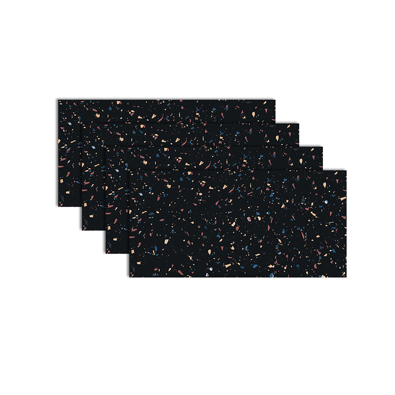 Contemporary Laminate Flooring Scratch Resistant Laminate Flooring Black Clearhalo 'Flooring 'Home Improvement' 'home_improvement' 'home_improvement_laminate_flooring' 'Laminate Flooring' 'laminate_flooring' Walls and Ceiling' 7197421