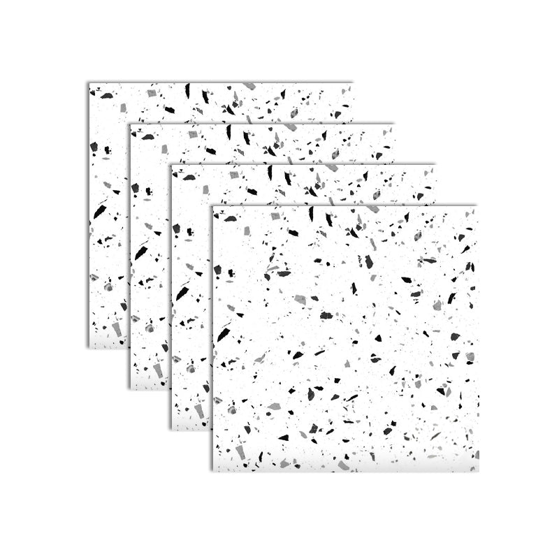 Contemporary Laminate Flooring Scratch Resistant Laminate Flooring White Black Clearhalo 'Flooring 'Home Improvement' 'home_improvement' 'home_improvement_laminate_flooring' 'Laminate Flooring' 'laminate_flooring' Walls and Ceiling' 7197439