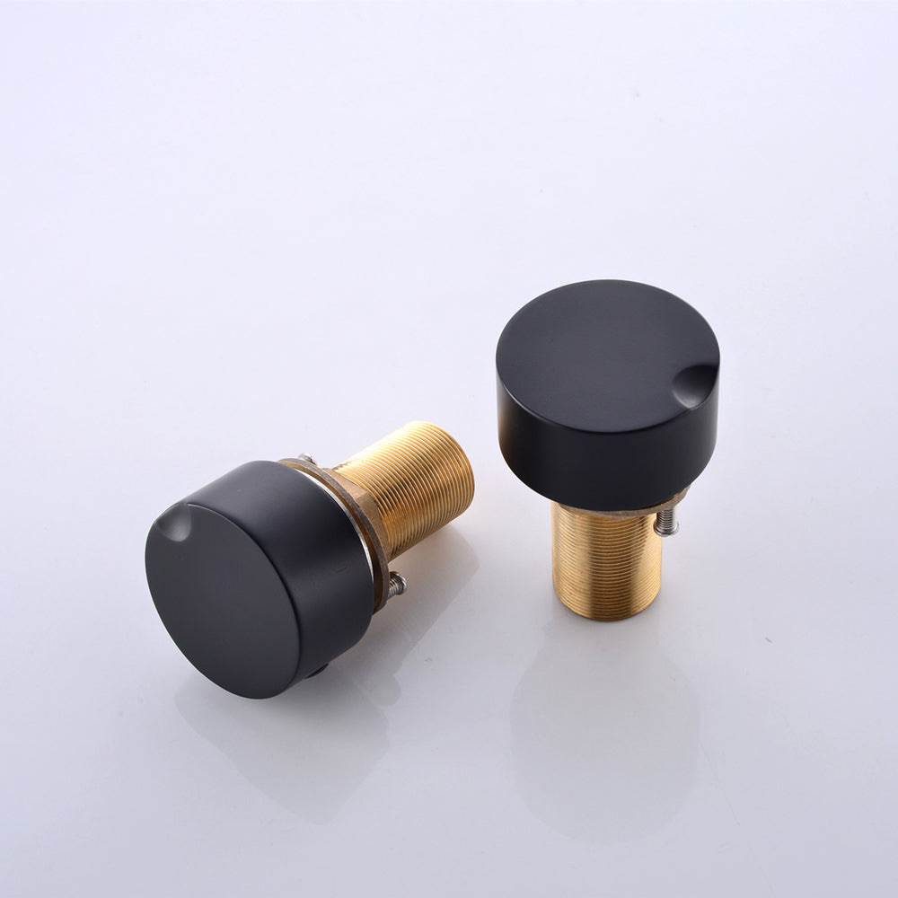 Wide Spread Bathroom Faucet Knob Handles 3 Holes Gooseneck Faucet Clearhalo 'Bathroom Remodel & Bathroom Fixtures' 'Bathroom Sink Faucets' 'Bathroom Sinks & Faucet Components' 'bathroom_sink_faucets' 'Home Improvement' 'home_improvement' 'home_improvement_bathroom_sink_faucets' 7197524