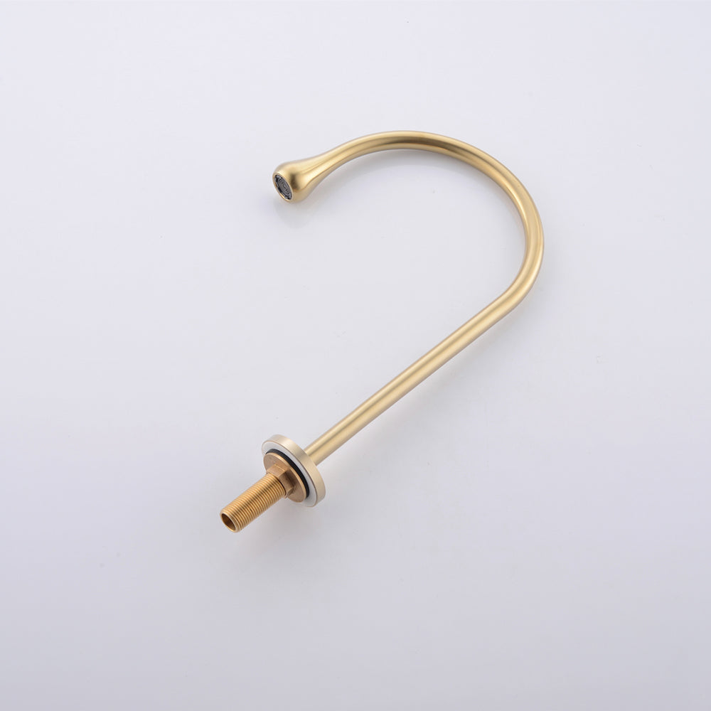 Wide Spread Bathroom Faucet Knob Handles 3 Holes Gooseneck Faucet Clearhalo 'Bathroom Remodel & Bathroom Fixtures' 'Bathroom Sink Faucets' 'Bathroom Sinks & Faucet Components' 'bathroom_sink_faucets' 'Home Improvement' 'home_improvement' 'home_improvement_bathroom_sink_faucets' 7197526