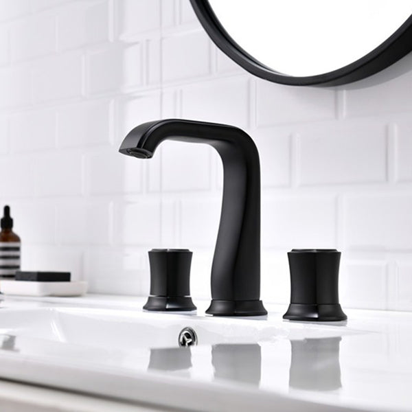 Glam Bathroom Vessel Faucet Knob Handles Low Arc Vessel Faucet Clearhalo 'Bathroom Remodel & Bathroom Fixtures' 'Bathroom Sink Faucets' 'Bathroom Sinks & Faucet Components' 'bathroom_sink_faucets' 'Home Improvement' 'home_improvement' 'home_improvement_bathroom_sink_faucets' 7197544