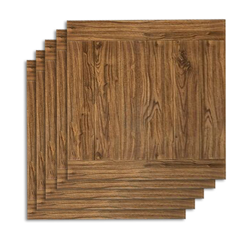 Contemporary Wall Paneling Waterproof Wall Paneling for Living Room and Bedroom Brown 10-Piece Set Clearhalo 'Flooring 'Home Improvement' 'home_improvement' 'home_improvement_wall_paneling' 'Wall Paneling' 'wall_paneling' 'Walls & Ceilings' Walls and Ceiling' 7197636