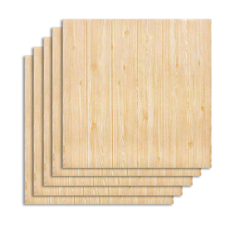 Contemporary Wall Paneling Waterproof Wall Paneling for Living Room and Bedroom Ivory & Cream 10-Piece Set Clearhalo 'Flooring 'Home Improvement' 'home_improvement' 'home_improvement_wall_paneling' 'Wall Paneling' 'wall_paneling' 'Walls & Ceilings' Walls and Ceiling' 7197644