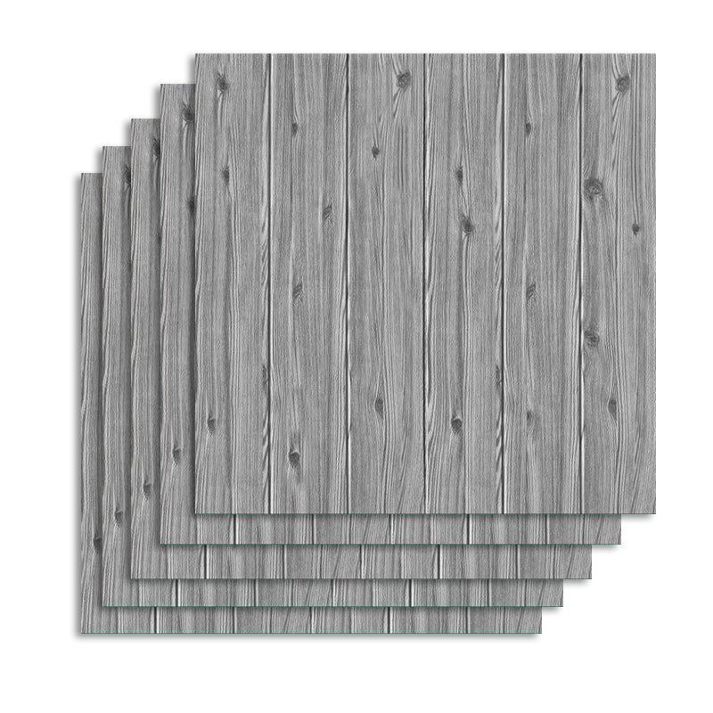 Contemporary Wall Paneling Waterproof Wall Paneling for Living Room and Bedroom Grey 10-Piece Set Clearhalo 'Flooring 'Home Improvement' 'home_improvement' 'home_improvement_wall_paneling' 'Wall Paneling' 'wall_paneling' 'Walls & Ceilings' Walls and Ceiling' 7197651