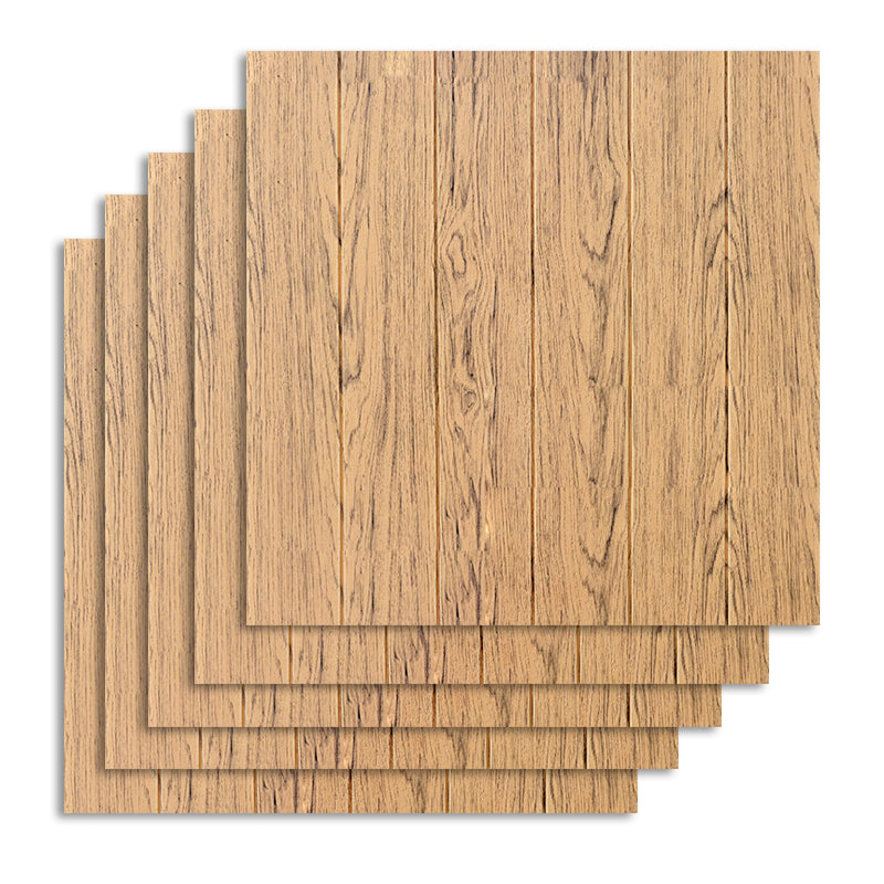 Plastic Backsplash Panels Peel and Stick Wall Paneling with Waterproof Yellow-Gray 10-Piece Set Clearhalo 'Flooring 'Home Improvement' 'home_improvement' 'home_improvement_wall_paneling' 'Wall Paneling' 'wall_paneling' 'Walls & Ceilings' Walls and Ceiling' 7197658