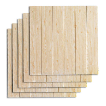 Plastic Backsplash Panels Peel and Stick Wall Paneling with Waterproof Natural 10-Piece Set Clearhalo 'Flooring 'Home Improvement' 'home_improvement' 'home_improvement_wall_paneling' 'Wall Paneling' 'wall_paneling' 'Walls & Ceilings' Walls and Ceiling' 7197660