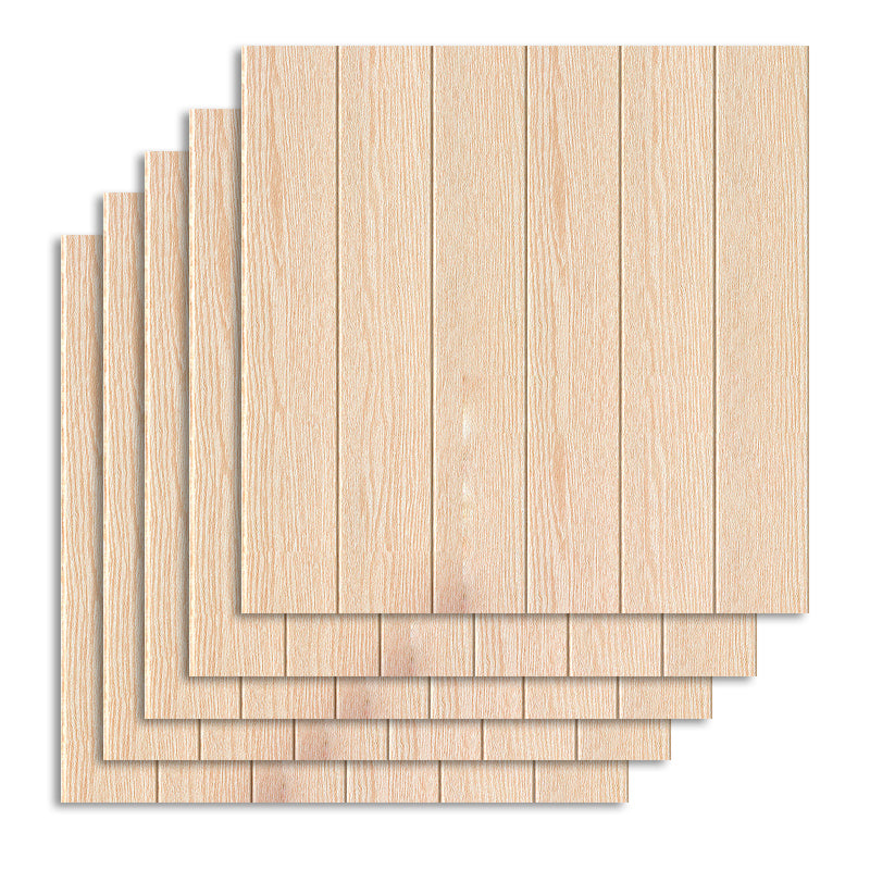 Plastic Backsplash Panels Peel and Stick Wall Paneling with Waterproof Ivory & Cream 10-Piece Set Clearhalo 'Flooring 'Home Improvement' 'home_improvement' 'home_improvement_wall_paneling' 'Wall Paneling' 'wall_paneling' 'Walls & Ceilings' Walls and Ceiling' 7197668