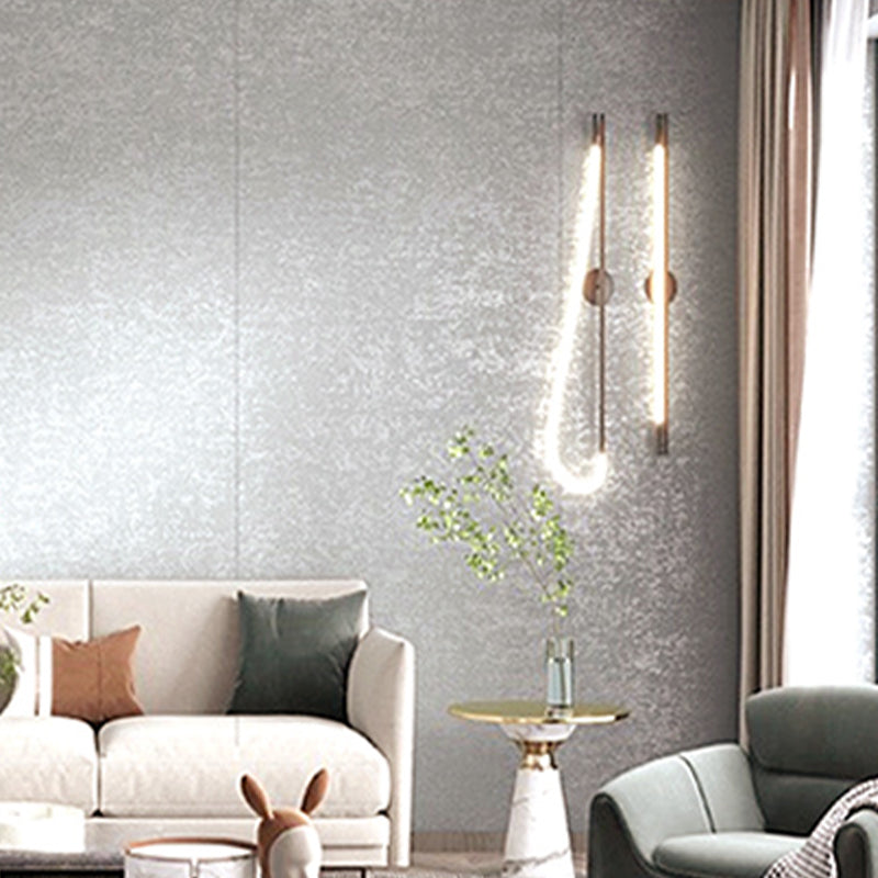 XPE Foam Wall Paneling Matte Texture Waterproof Wall Paneling for Bed Room Light Gray Clearhalo 'Flooring 'Home Improvement' 'home_improvement' 'home_improvement_wall_paneling' 'Wall Paneling' 'wall_paneling' 'Walls & Ceilings' Walls and Ceiling' 7197804