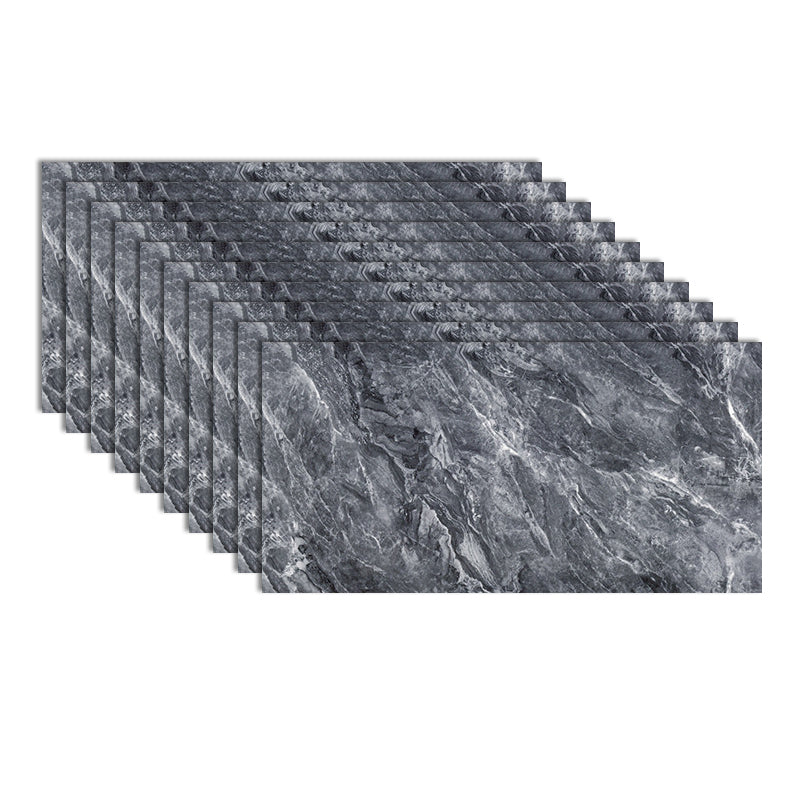 Tile Look Wall Paneling Waterproof PVC Wall Paneling for Living Room Black-Gray Clearhalo 'Flooring 'Home Improvement' 'home_improvement' 'home_improvement_wall_paneling' 'Wall Paneling' 'wall_paneling' 'Walls & Ceilings' Walls and Ceiling' 7197856