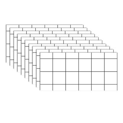 Tile Look Wall Paneling Waterproof PVC Wall Paneling for Living Room Ivory Clearhalo 'Flooring 'Home Improvement' 'home_improvement' 'home_improvement_wall_paneling' 'Wall Paneling' 'wall_paneling' 'Walls & Ceilings' Walls and Ceiling' 7197865