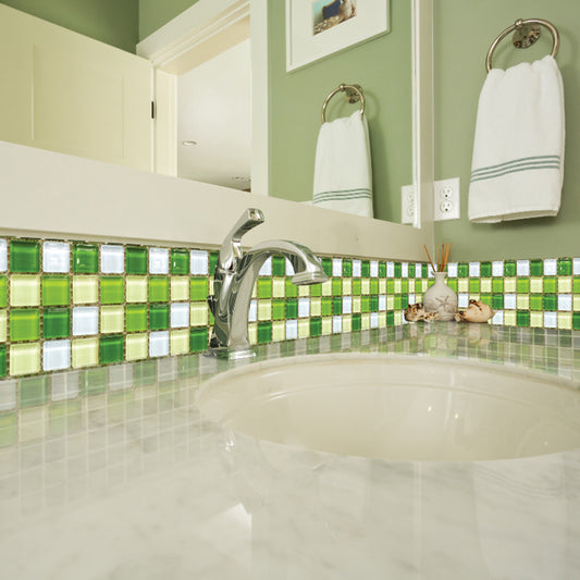 PVC Mosaic Tile Waterproof Peel and Stick Backsplash for Kitchen and Bathroom Clearhalo 'Flooring 'Home Improvement' 'home_improvement' 'home_improvement_peel_stick_blacksplash' 'Peel & Stick Backsplash Tile' 'peel_stick_blacksplash' 'Walls & Ceilings' Walls and Ceiling' 7197914