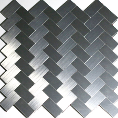 Metal Peel and Stick Backsplash Waterproof Peel and Stick Backsplash Grey Clearhalo 'Flooring 'Home Improvement' 'home_improvement' 'home_improvement_peel_stick_blacksplash' 'Peel & Stick Backsplash Tile' 'peel_stick_blacksplash' 'Walls & Ceilings' Walls and Ceiling' 7197946