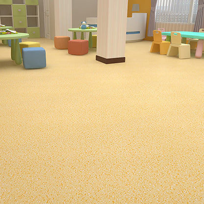 Scratch Resistant Vinyl Flooring Self-Stick Waterproof Vinyl Flooring Yellow 0.05" Clearhalo 'Flooring 'Home Improvement' 'home_improvement' 'home_improvement_vinyl_flooring' 'Vinyl Flooring' 'vinyl_flooring' Walls and Ceiling' 7198040
