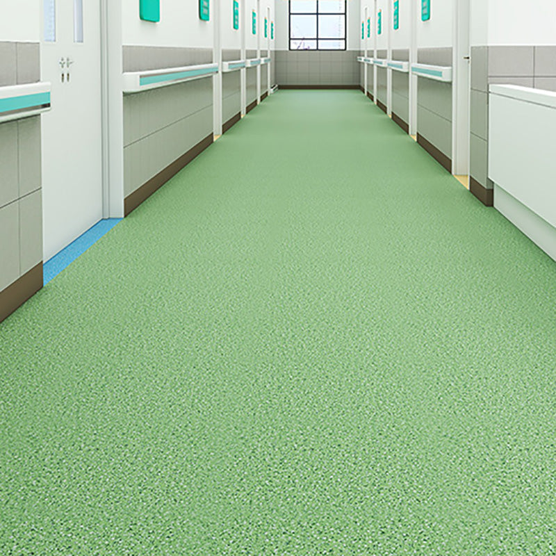 Stain Resistant Vinyl Flooring Waterproof Self-Stick Vinyl Flooring Green 0.07" Clearhalo 'Flooring 'Home Improvement' 'home_improvement' 'home_improvement_vinyl_flooring' 'Vinyl Flooring' 'vinyl_flooring' Walls and Ceiling' 7198065