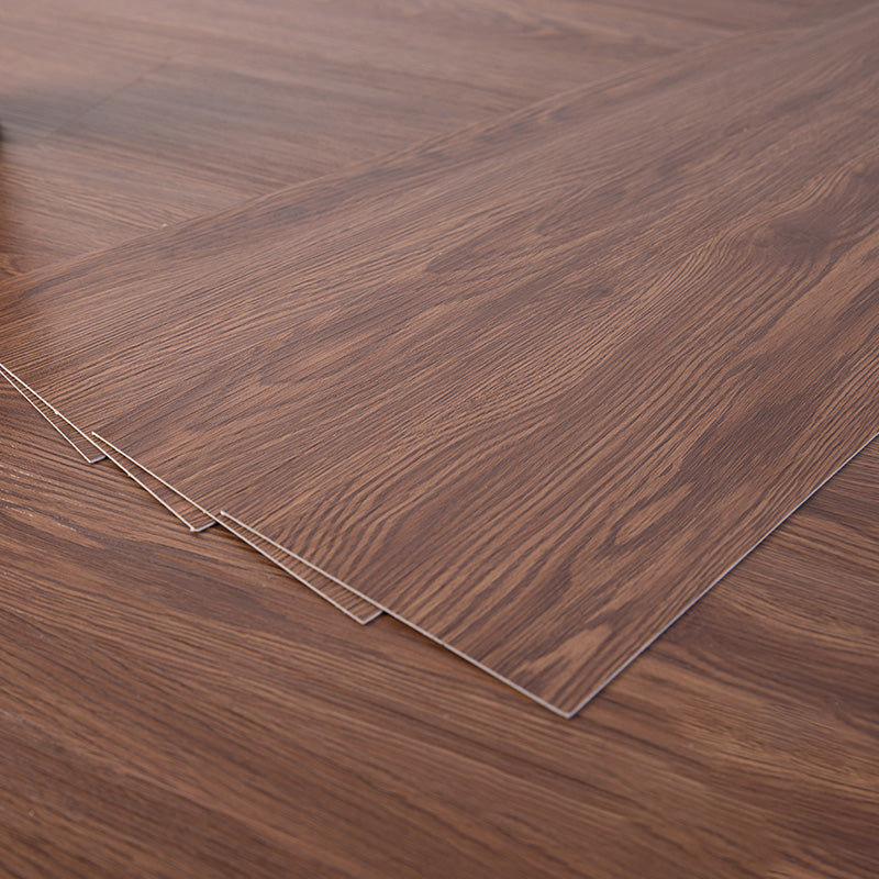 Scratch Resistant Vinyl Flooring Peel and Stick Waterproof Vinyl Flooring Dark Brown Clearhalo 'Flooring 'Home Improvement' 'home_improvement' 'home_improvement_vinyl_flooring' 'Vinyl Flooring' 'vinyl_flooring' Walls and Ceiling' 7198125