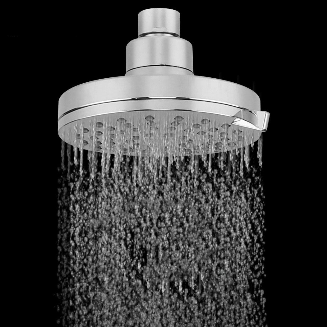 Shower Head Rain Fall 3-Jet Handheld Bathroom Wall-Mounted Shower Head Clearhalo 'Bathroom Remodel & Bathroom Fixtures' 'Home Improvement' 'home_improvement' 'home_improvement_shower_heads' 'Shower Heads' 'shower_heads' 'Showers & Bathtubs Plumbing' 'Showers & Bathtubs' 7198330