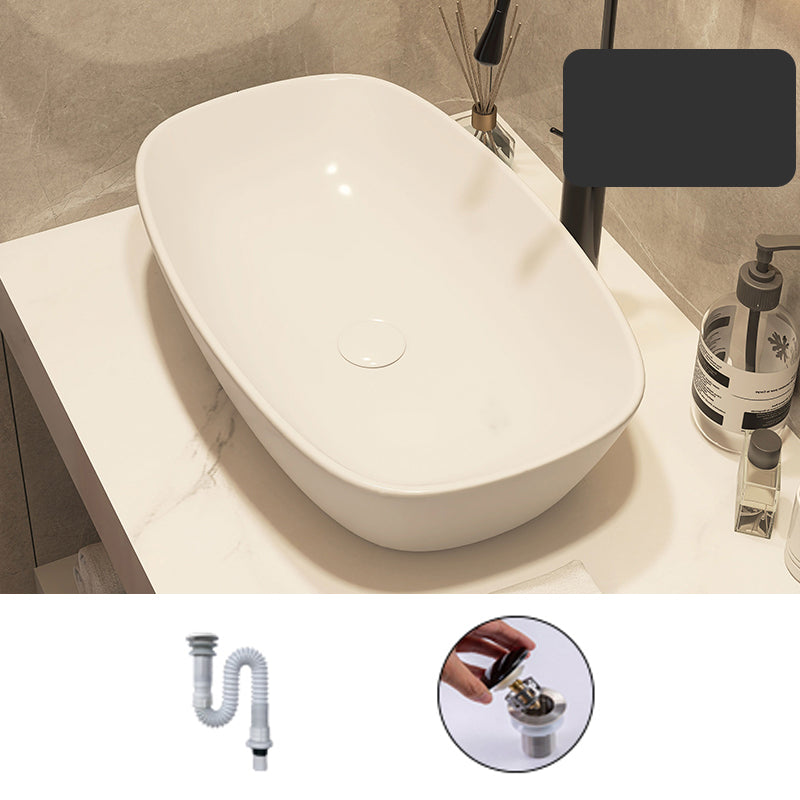 Modern Style White Bathroom Sink Rectangle Ceramic Bathroom Sink 20"L x 15"W x 5"H Unavailiable Sink Clearhalo 'Bathroom Remodel & Bathroom Fixtures' 'Bathroom Sinks & Faucet Components' 'Bathroom Sinks' 'bathroom_sink' 'Home Improvement' 'home_improvement' 'home_improvement_bathroom_sink' 7198363