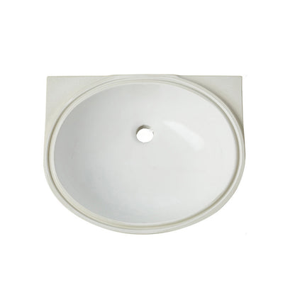 Modern Style Bathroom Sink Oval-shape Ceramic Bathroom Sink in White Unavailiable Sink Clearhalo 'Bathroom Remodel & Bathroom Fixtures' 'Bathroom Sinks & Faucet Components' 'Bathroom Sinks' 'bathroom_sink' 'Home Improvement' 'home_improvement' 'home_improvement_bathroom_sink' 7198420