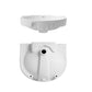 Modern Style Bathroom Sink Oval-shape Ceramic Bathroom Sink in White Clearhalo 'Bathroom Remodel & Bathroom Fixtures' 'Bathroom Sinks & Faucet Components' 'Bathroom Sinks' 'bathroom_sink' 'Home Improvement' 'home_improvement' 'home_improvement_bathroom_sink' 7198429