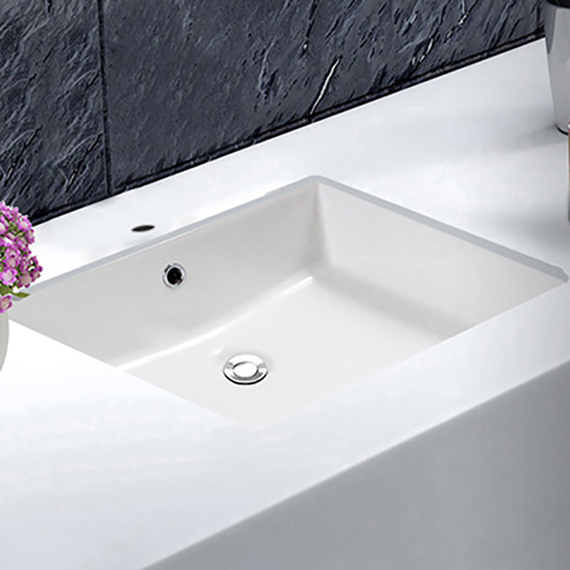 Bathroom Sink Modern Style Hole Design Ceramic Bathroom Sink(Not Including Faucet) Clearhalo 'Bathroom Remodel & Bathroom Fixtures' 'Bathroom Sinks & Faucet Components' 'Bathroom Sinks' 'bathroom_sink' 'Home Improvement' 'home_improvement' 'home_improvement_bathroom_sink' 7198433