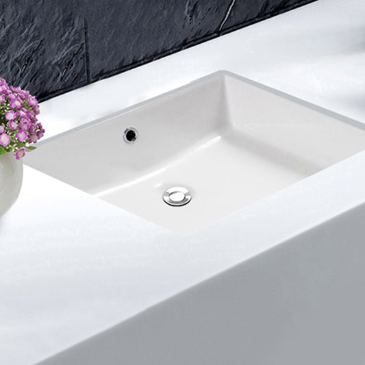 Bathroom Sink Modern Style Hole Design Ceramic Bathroom Sink(Not Including Faucet) Clearhalo 'Bathroom Remodel & Bathroom Fixtures' 'Bathroom Sinks & Faucet Components' 'Bathroom Sinks' 'bathroom_sink' 'Home Improvement' 'home_improvement' 'home_improvement_bathroom_sink' 7198437