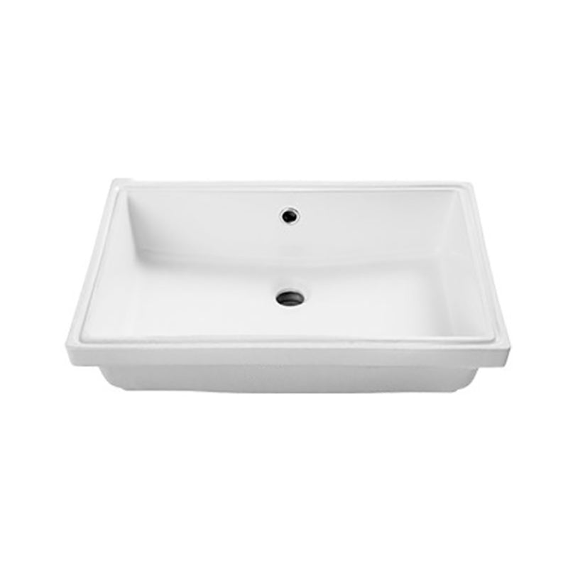 Bathroom Sink Modern Style Hole Design Ceramic Bathroom Sink(Not Including Faucet) Clearhalo 'Bathroom Remodel & Bathroom Fixtures' 'Bathroom Sinks & Faucet Components' 'Bathroom Sinks' 'bathroom_sink' 'Home Improvement' 'home_improvement' 'home_improvement_bathroom_sink' 7198439