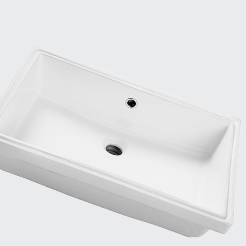 Bathroom Sink Modern Style Hole Design Ceramic Bathroom Sink(Not Including Faucet) Clearhalo 'Bathroom Remodel & Bathroom Fixtures' 'Bathroom Sinks & Faucet Components' 'Bathroom Sinks' 'bathroom_sink' 'Home Improvement' 'home_improvement' 'home_improvement_bathroom_sink' 7198442