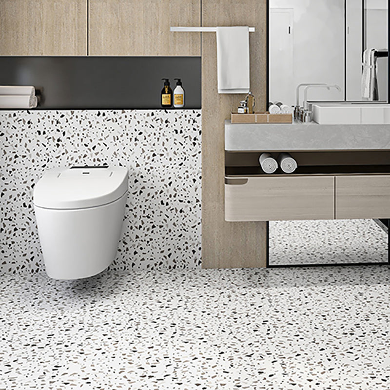 Vinyl Flooring Peel and Stick Floral Print Wall and Flooring Vinyl Off-White Clearhalo 'Flooring 'Home Improvement' 'home_improvement' 'home_improvement_vinyl_flooring' 'Vinyl Flooring' 'vinyl_flooring' Walls and Ceiling' 7198550