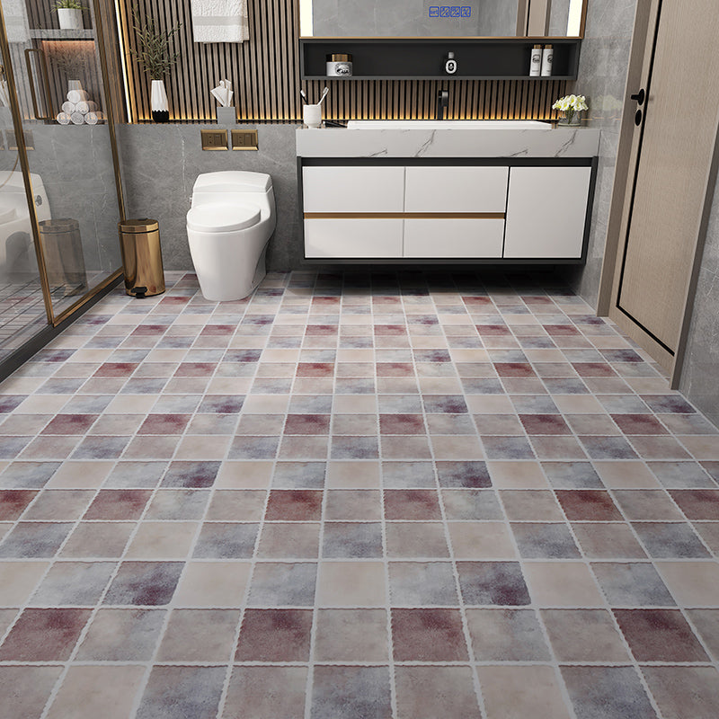 Vinyl Flooring Peel and Stick Floral Print Wall and Flooring Vinyl Silver Gray Clearhalo 'Flooring 'Home Improvement' 'home_improvement' 'home_improvement_vinyl_flooring' 'Vinyl Flooring' 'vinyl_flooring' Walls and Ceiling' 7198568