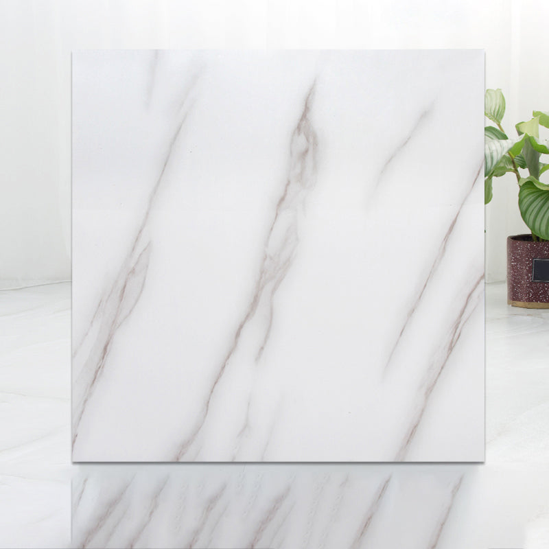 Modern Indoor Vinyl Flooring Peel and Stick Marble Print Vinyl Flooring Distressed White Clearhalo 'Flooring 'Home Improvement' 'home_improvement' 'home_improvement_vinyl_flooring' 'Vinyl Flooring' 'vinyl_flooring' Walls and Ceiling' 7198609