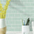 Subway Tile Wallpaper Plastic Waterproof Peel & Stick Subway Tile Green 5-Piece Set Clearhalo 'Flooring 'Home Improvement' 'home_improvement' 'home_improvement_peel_stick_blacksplash' 'Peel & Stick Backsplash Tile' 'peel_stick_blacksplash' 'Walls & Ceilings' Walls and Ceiling' 7198675