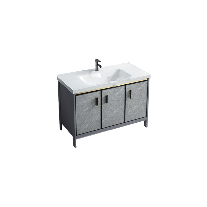 Bathroom Vanity Set Drawers Rectangular Sink Mirror Vanity Sink with Faucet Vanity & Faucet Clearhalo 'Bathroom Remodel & Bathroom Fixtures' 'Bathroom Vanities' 'bathroom_vanities' 'Home Improvement' 'home_improvement' 'home_improvement_bathroom_vanities' 7198779