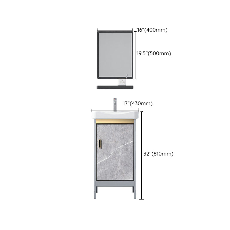 Bathroom Vanity Set Drawers Rectangular Sink Mirror Vanity Sink with Faucet Clearhalo 'Bathroom Remodel & Bathroom Fixtures' 'Bathroom Vanities' 'bathroom_vanities' 'Home Improvement' 'home_improvement' 'home_improvement_bathroom_vanities' 7198780