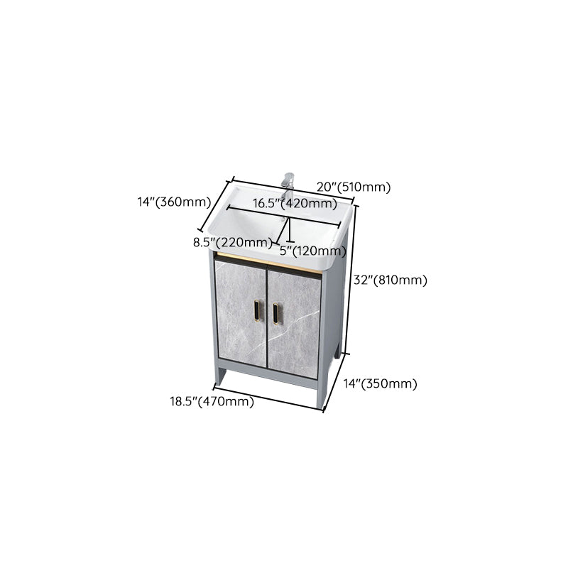Bathroom Vanity Set Drawers Rectangular Sink Mirror Vanity Sink with Faucet Clearhalo 'Bathroom Remodel & Bathroom Fixtures' 'Bathroom Vanities' 'bathroom_vanities' 'Home Improvement' 'home_improvement' 'home_improvement_bathroom_vanities' 7198793