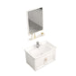 Wall Mounted Vanity Set White Storage Shelf Faucet Sink Vanity with Mirror Vanity & Faucet & Mirrors 24"L x 16"W x 16"H Wall Cabinet Clearhalo 'Bathroom Remodel & Bathroom Fixtures' 'Bathroom Vanities' 'bathroom_vanities' 'Home Improvement' 'home_improvement' 'home_improvement_bathroom_vanities' 7198860