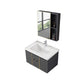 Bathroom Sink Vanity Rectangular Ceramic Sink Drawers Mirror Vanity with Faucet Vanity & Faucet & Mirror Cabinet Ceramic Clearhalo 'Bathroom Remodel & Bathroom Fixtures' 'Bathroom Vanities' 'bathroom_vanities' 'Home Improvement' 'home_improvement' 'home_improvement_bathroom_vanities' 7199095